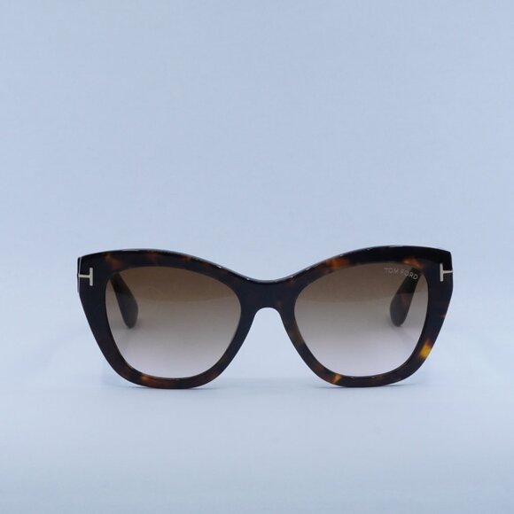 🕶️ New Tom Ford Cara FT0940 55F Sunglasses - Vintage Dark Havana Frame - Picture 2 of 11